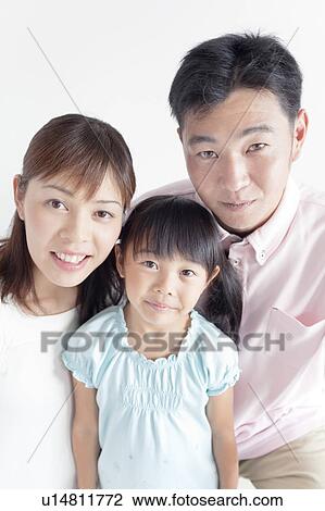 Portrait of Parents and Young Daughter View Large Photo Image Stock Image - Portrait of Parents and Young Daughter. Fotosearch
