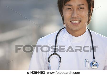 Portrait of Young Male Doctor View Large Photo Image Stock Image - Portrait of Young Male Doctor. Fotosearch