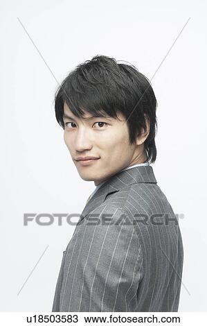 Stock Image - Portrait of Young Man. Fotosearch