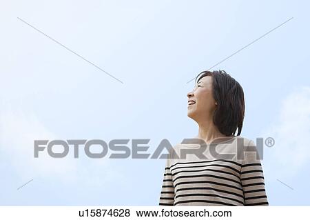 Profile mature woman View Large Photo Image Stock Photo - Profile mature woman . Fotosearch