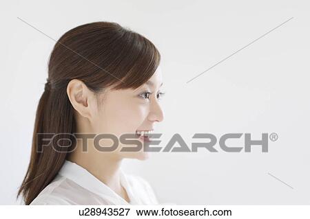 Profile of Young Woman View Large Photo Image Stock Photo - Profile of Young Woman. Fotosearch