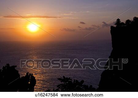 Picture - Pura Luhur Uluwatu Temple, Bali, Indonesia. Fotosearch