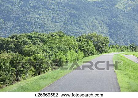 Road View Large Photo Image Stock Image - Road. Fotosearch