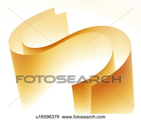 Stock Photo - S-Shaped Sheets. Fotosearch