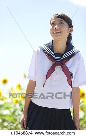 Picture - Schoolgirl. Fotosearch