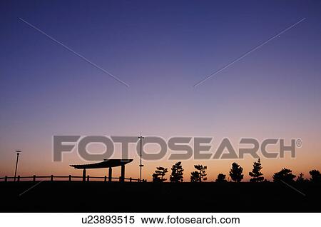 Seaside Park at Dawn View Large Photo Image Stock Photography - Seaside Park at Dawn. Fotosearch