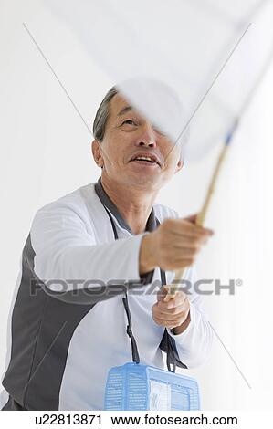 Senior Man with Butterfly Net View Large Photo Image Stock Image - Senior Man with Butterfly Net. Fotosearch