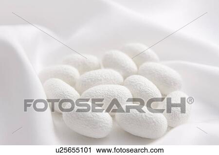 Stock Image - Silk textile. Fotosearch