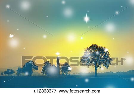 Snowing countryside, Bavaria, Germany View Large Photo Image Stock Photo - Snowing countryside, Bavaria, Germany. Fotosearch