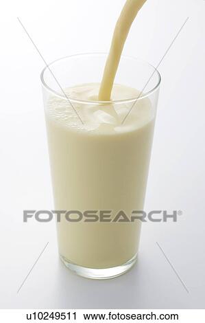Soya Milk Being Poured View Large Photo Image Stock Image - Soya Milk Being Poured. Fotosearch