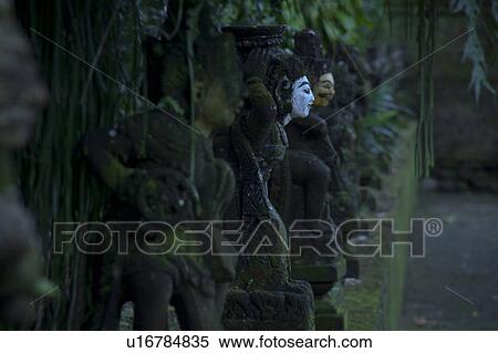 Statues at Tirta Empul Temple, Bali, Indonesia View Large Photo Image Stock Photography - Statues at Tirta Empul Temple, Bali, Indonesia. Fotosearch