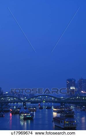 Picture - Sumida Fireworks Festival Day. Fotosearch