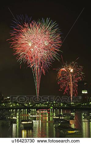 Stock Image - Sumida Fireworks Festival Day. Fotosearch