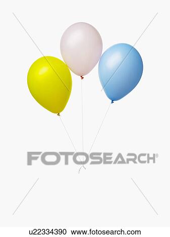 Stock Image - Three Balloons. Fotosearch