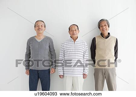 Three Cheerful Senior Men View Large Photo Image Stock Image - Three Cheerful Senior Men. Fotosearch
