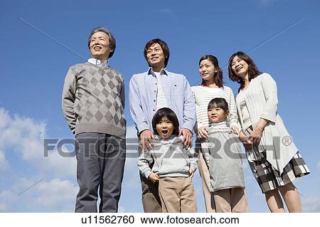 Three Generation Family View Large Photo Image Stock Image - Three Generation Family. Fotosearch