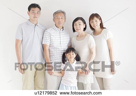Three Generation Family View Large Photo Image Stock Image - Three Generation Family. Fotosearch