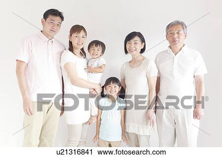Three Generation Family View Large Photo Image Stock Image - Three Generation Family. Fotosearch