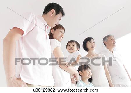 Stock Image - Three Generation Family. Fotosearch