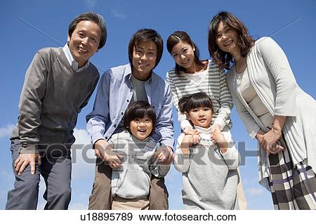 Three Generation Family View Large Photo Image Stock Photo - Three Generation Family. Fotosearch
