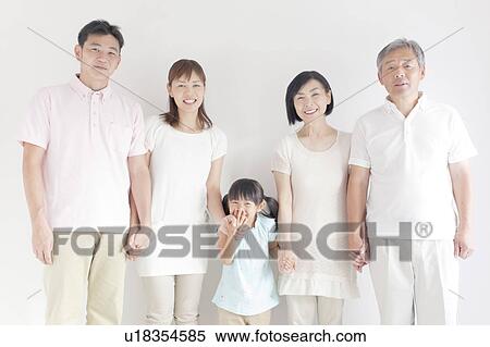 Stock Photography - Three Generation Family. Fotosearch