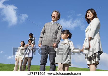 Three Generation Family View Large Photo Image Stock Photography - Three Generation Family. Fotosearch