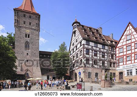 Stock Image - Townscape, Nuernberg, Germany. Fotosearch