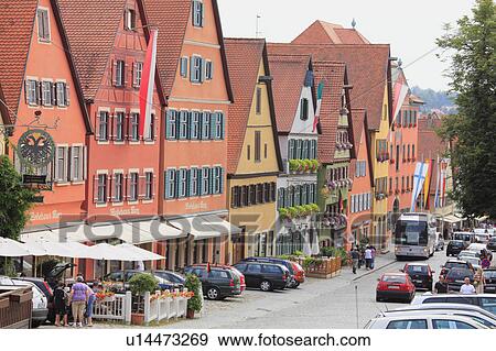 Townscape of Dinkelsbihl, Germany View Large Photo Image Stock Photo - Townscape of Dinkelsbihl, Germany. Fotosearch