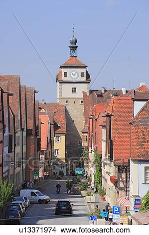 Townscape of Rothenburg, Germany View Large Photo Image Picture - Townscape of Rothenburg, Germany. Fotosearch
