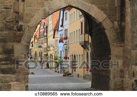 Townscape of Rothenburg, Germany View Large Photo Image Stock Photography - Townscape of Rothenburg, Germany. Fotosearch