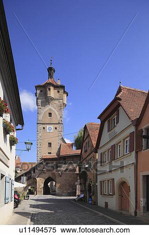Townscape of Rothenburg, Germany View Large Photo Image Stock Photography - Townscape of Rothenburg, Germany. Fotosearch