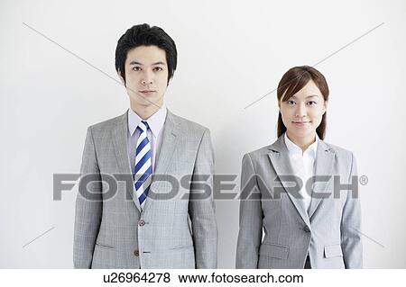 Two Businesspeople View Large Photo Image Stock Photo - Two Businesspeople. Fotosearch
