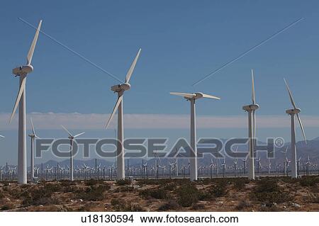 Wind Turbines in California, USA View Large Photo Image Picture - Wind Turbines in California, USA. Fotosearch