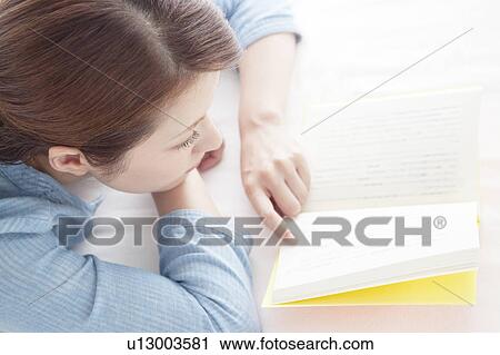 Woman Reading Book View Large Photo Image Stock Image - Woman Reading Book. Fotosearch