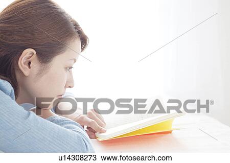 Woman Reading Book View Large Photo Image Stock Image - Woman Reading Book. Fotosearch