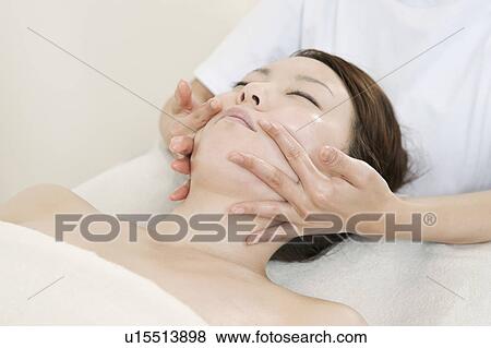 Woman Receiving Head Massage View Large Photo Image Stock Photo - Woman Receiving Head Massage. Fotosearch