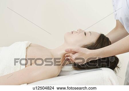 Woman Receiving Massage View Large Photo Image Picture - Woman Receiving Massage. Fotosearch