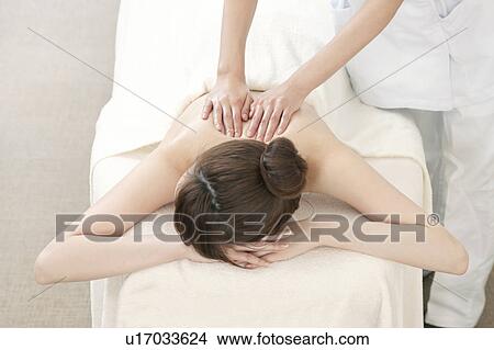 Woman Receiving Massage View Large Photo Image Picture - Woman Receiving Massage. Fotosearch