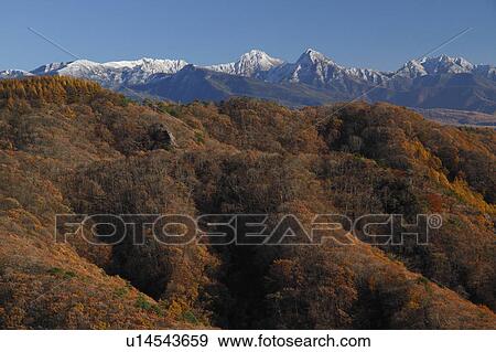 Stock Photo - Yatsuga-take peaks. Fotosearch