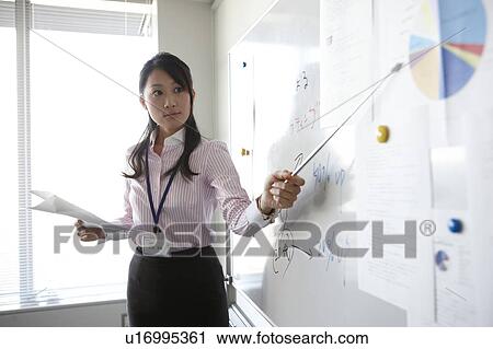 Young Businesswoman Giving Presentation View Large Photo Image Stock Image - Young Businesswoman Giving Presentation. Fotosearch