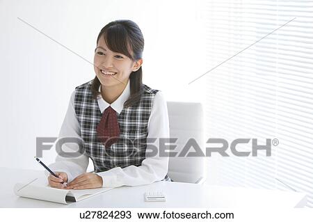 Stock Image - Young Businesswoman. Fotosearch