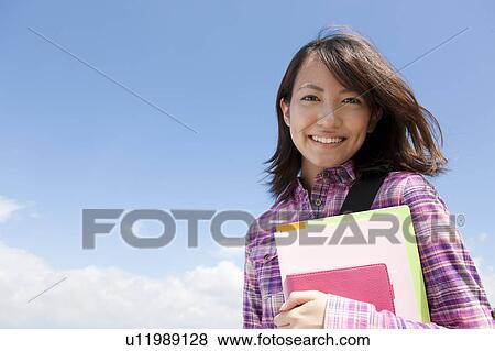 Young Female College Student View Large Photo Image Stock Photo - Young Female College Student. Fotosearch