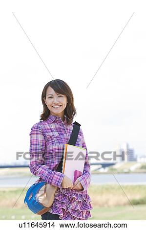 Picture - Young Female Student. Fotosearch