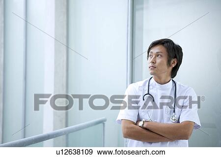 Young Male Doctor View Large Photo Image Stock Photo - Young Male Doctor. Fotosearch