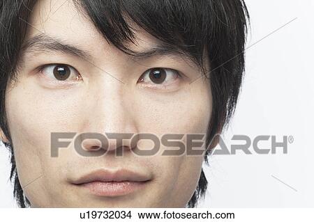 Picture - Young Man's Face. Fotosearch