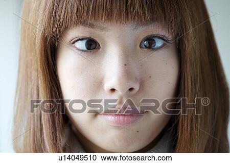 Young Woman Crossing Eyes View Large Photo Image Stock Image - Young Woman Crossing Eyes. Fotosearch