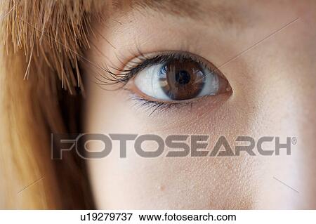 Stock Photo - Young Woman's Eye. Fotosearch