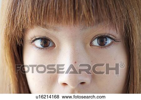 Young Woman's Face View Large Photo Image Stock Photo - Young Woman's Face. Fotosearch