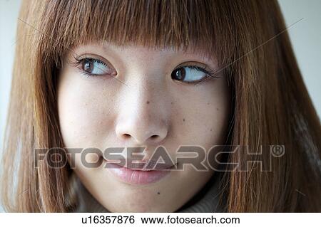 Young Woman's Face View Large Photo Image Stock Photograph - Young Woman's Face. Fotosearch