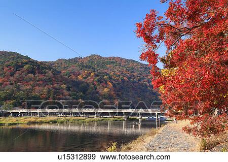 Arashiyama and Togetsukyo in Bridge View Large Photo Image Stock Photo - Arashiyama and Togetsukyo in Bridge. Fotosearch